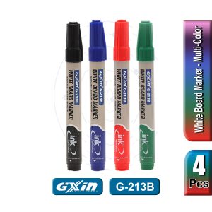 Multi-Color White Board Marker Pen - 4 Pieces