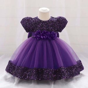 Baby Girls Dress Kids Christening Gowns Newborn Lace Princess Clothes