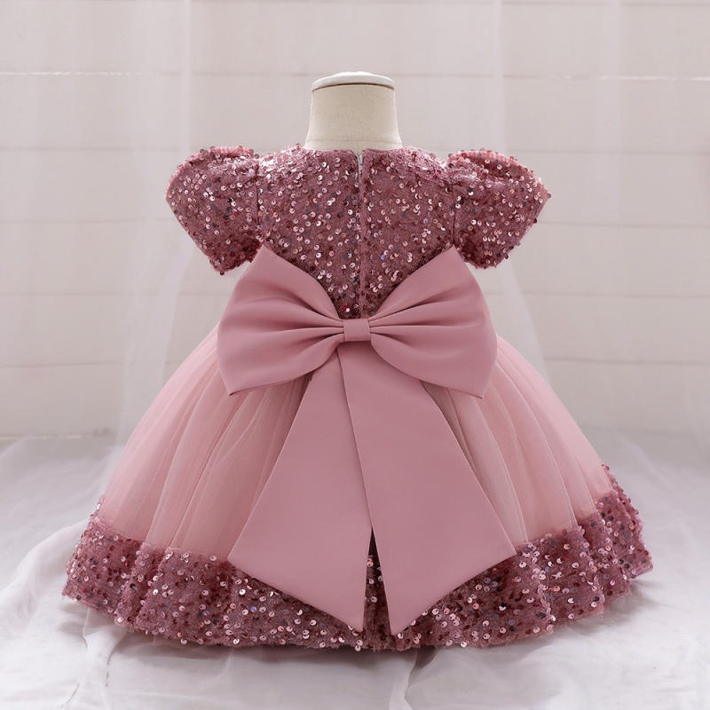 Baby Girls Dress Kids Christening Gowns Newborn Lace Princess Clothes - Image 3