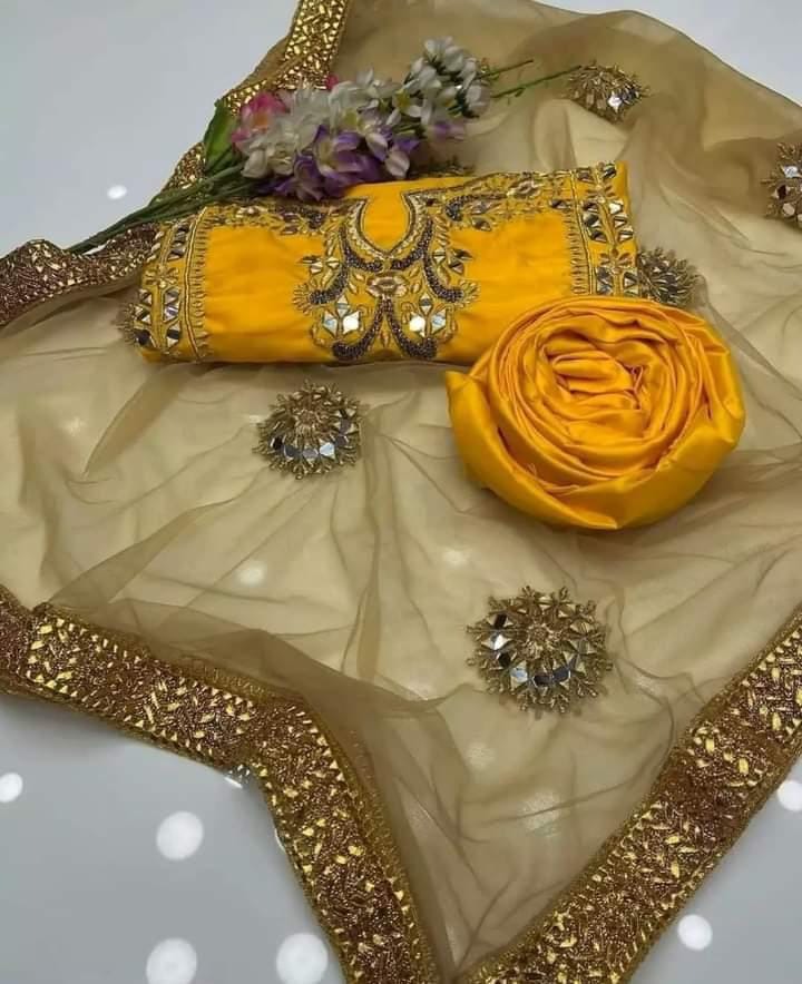 Gorgeous looking Unstitched Three piece - Image 6