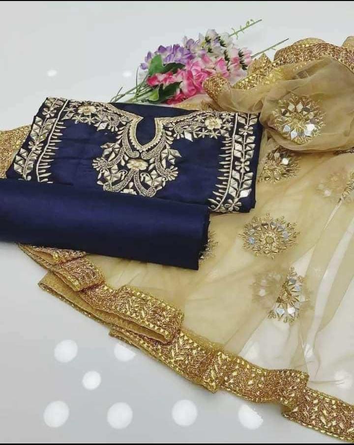 Gorgeous looking Unstitched Three piece - Image 4