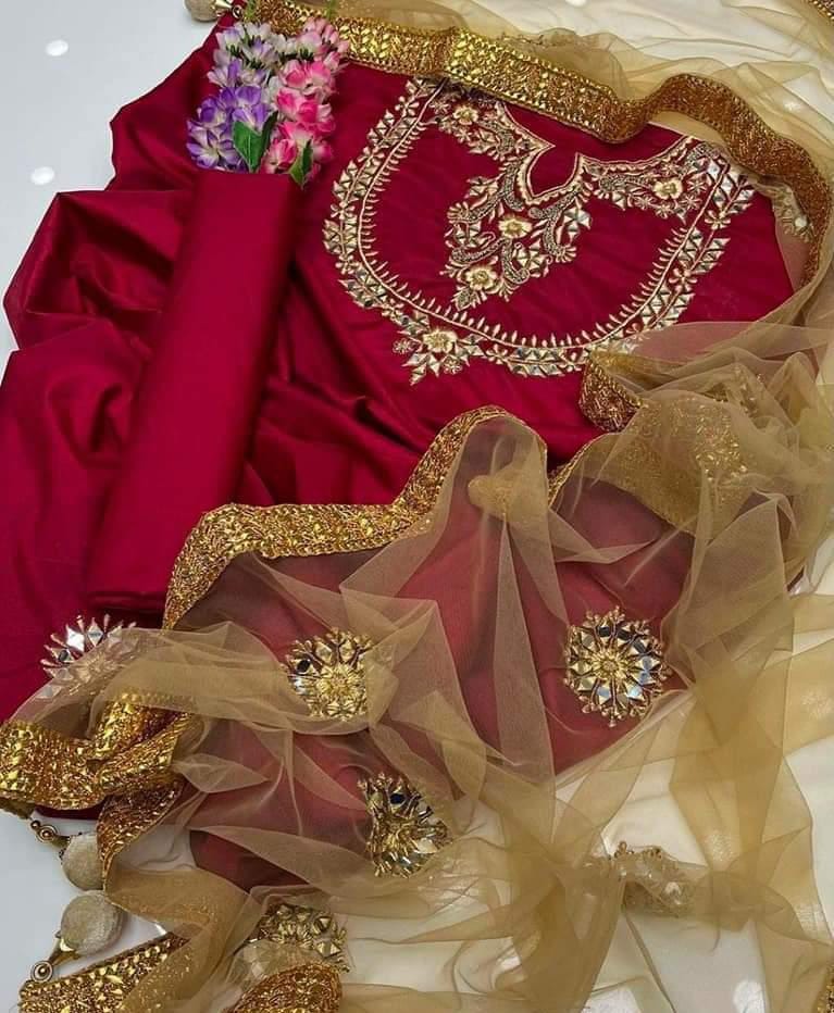 Gorgeous looking Unstitched Three piece - Image 3