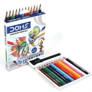 DOMS 12 Shade Round Shaped Color Pencils