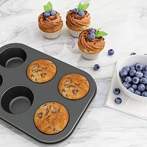 Cake Mold 6 Holes Small Muffin Cup Pan Bakeware DIY Baking Tools