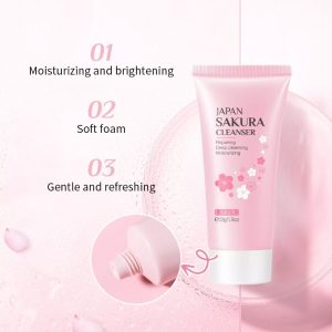 LAIKOU Sakura Face Wash Cleanser 50g