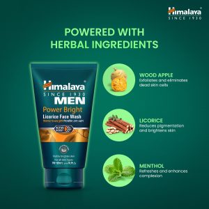 Himalaya Men Power Bright Licorice Face Wash100 ml